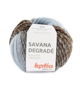 Katia Savana degrade - Blauw-Hemelsblauw-Bruin 105