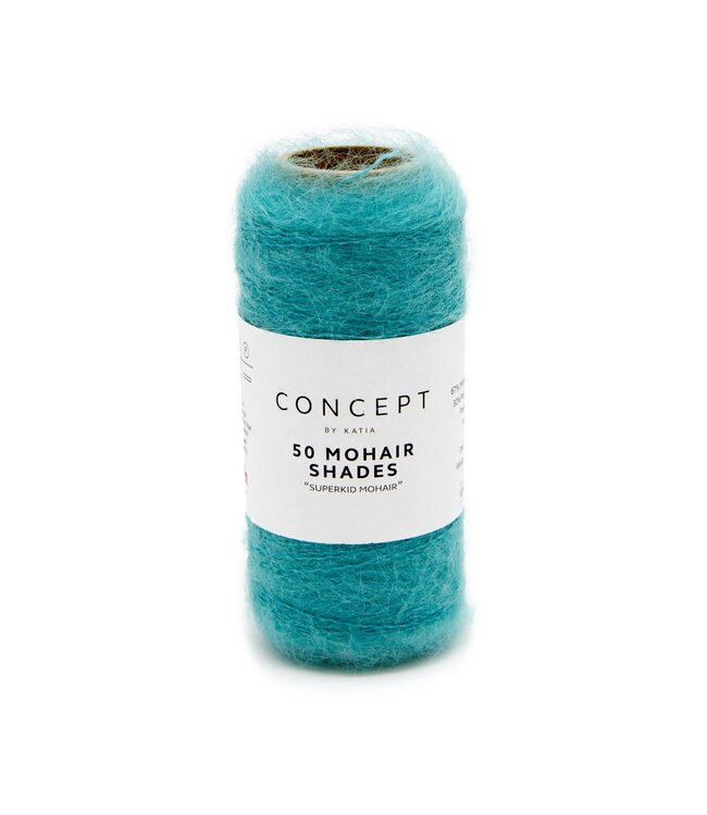 Katia 50 Mohair shades  - Waterblauw 27