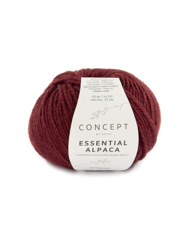 Katia Essential alpaca - Rood 76