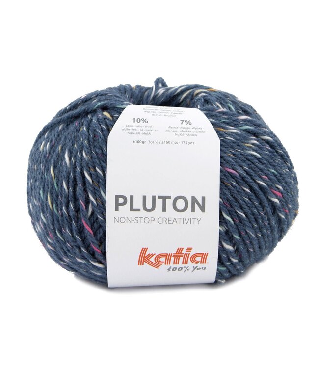 Katia Pluton - Jeans-Kauwgom roze-Wit 72