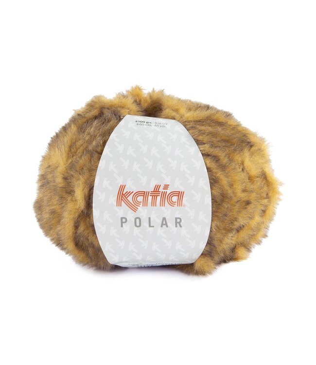 Katia Polar - Mosterdgeel-Zwart 105