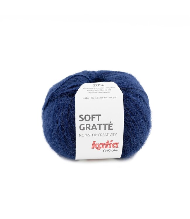 Katia Soft gratté - Donker blauw 75