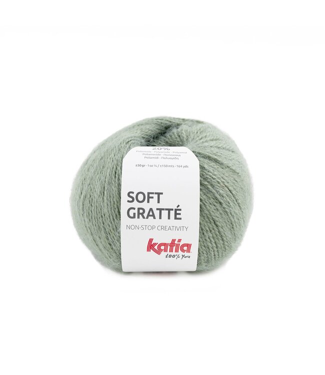 Katia Soft gratté - Mint groen 61