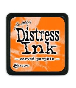 Distress ink mini pad - carved pumpkin
