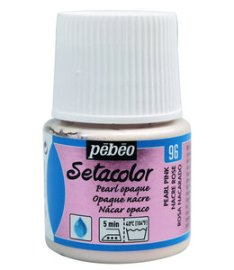 Pebeo Textielverf Setacolor ondoorzichtig pearl pink 45ml