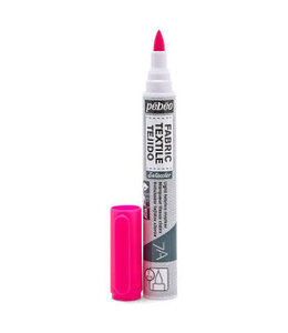 Pebeo Textielmarker 1mm fluorescent pink