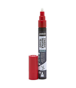 Pebeo Textielmarker 4mm red