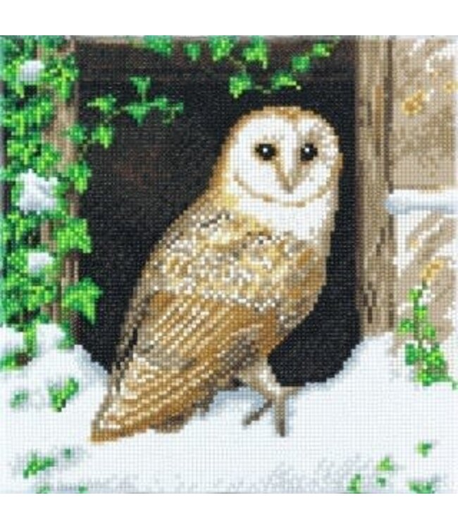 ITZ Crystal art kit - Snowy owl