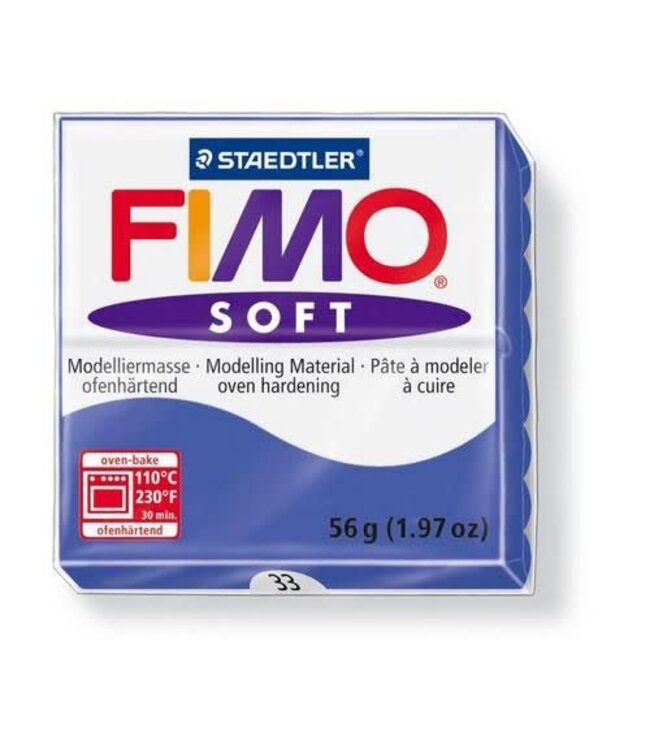 Fimo soft Briliant blauw 57gr