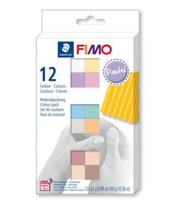 Fimo Fimo soft colour pack Pastel 12st