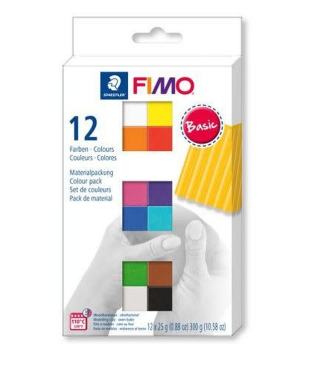 Fimo Fimo soft colour pack Basic 12st