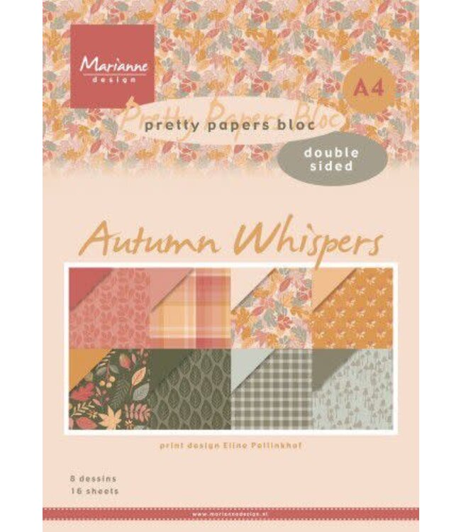 Marianne design Marianne D Paperpad Eline's autumn whispers