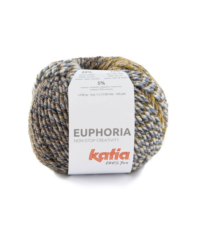 Katia Euphoria - Kaki-Blauw-Zwart 502