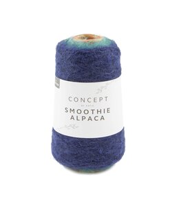 Katia Smoothie alpaca - Groen-Donker blauw-Licht blauw 304