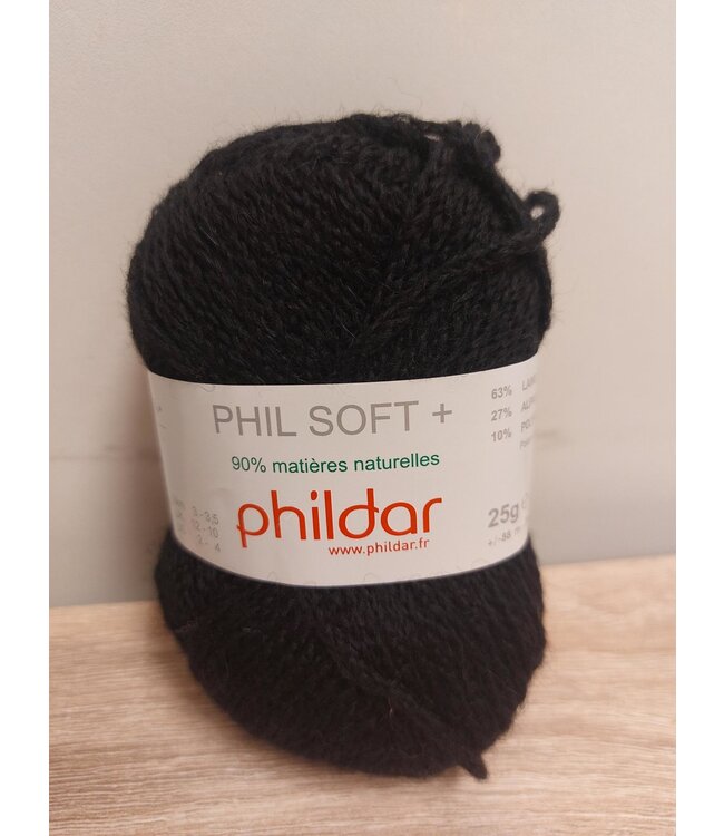Phildar Phil soft plus - Noir