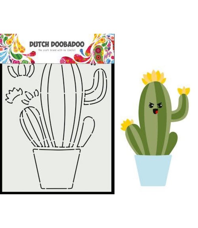 Dutch doobadoo DDBD Card Art Built up Cactus 2 A5