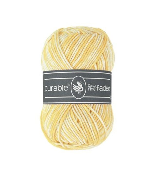 Durable Cosy fine faded - Light yellow 309