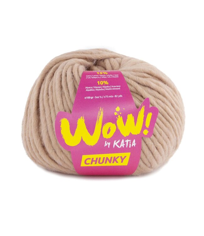 Katia WoW chunky - Roestachtig beige 59
