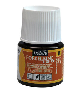 Pebeo Porselein verf - Gloss amber brown 36 - 45ml