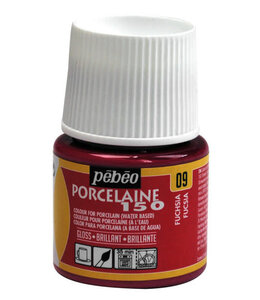 Pebeo Porselein verf - Gloss fuchsia 9 - 45ml