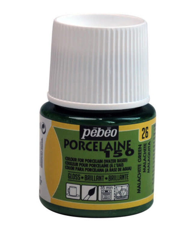 Pebeo Porselein verf - Gloss malachite green 26 - 45ml
