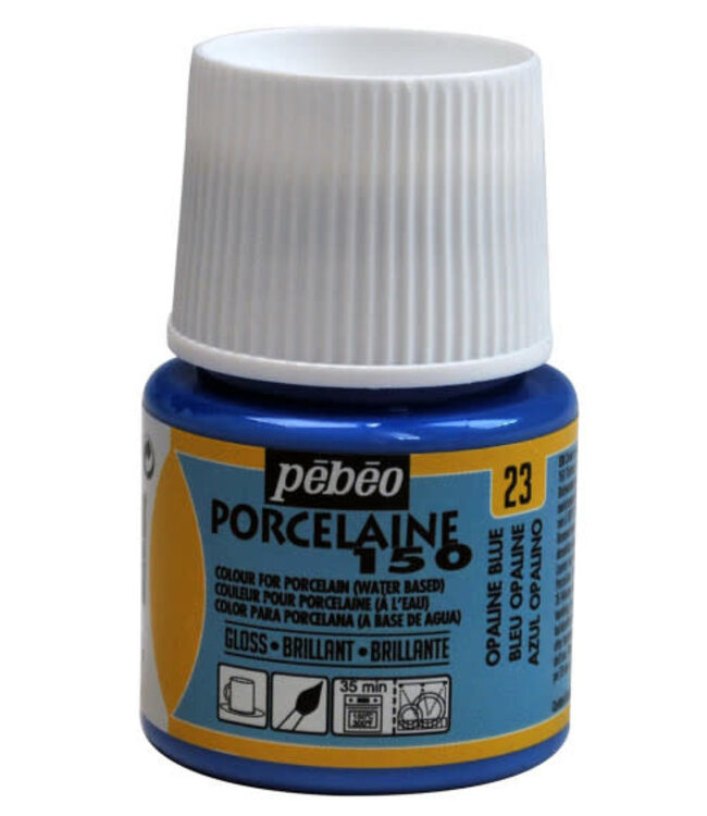 Pebeo Porselein verf - Gloss opaline blue 23 - 45ml