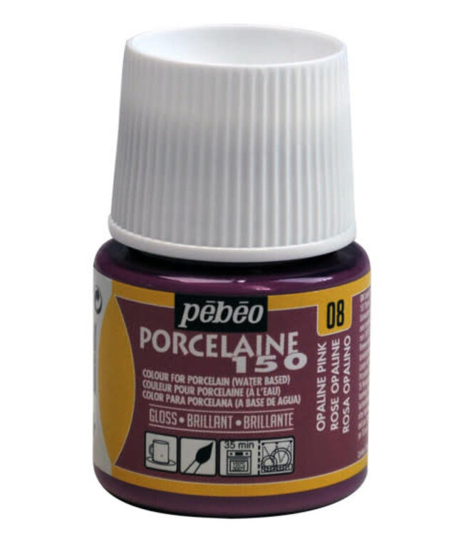 Pebeo Porselein verf - Gloss opaline pink 8 - 45ml