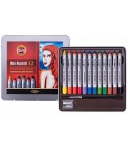 Koh i noor Koh i noor wax aquarel pastels - set 12 st.