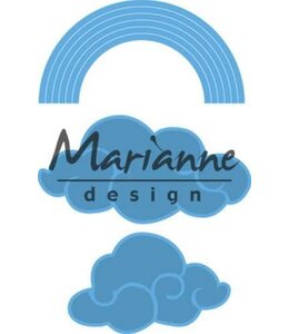 Marianne design Marianne D Creatable Regenboog en wolken