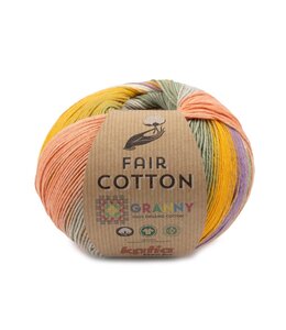 Katia Fair cotton granny - Oker-Kaki-Parelachtig paars 300