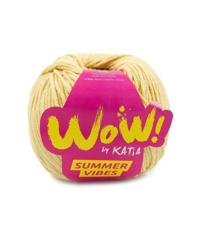 Katia WoW summer vibes - Pastel geel 90
