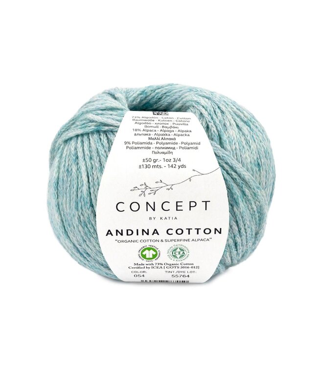 Katia Andina cotton - Turqouise 54