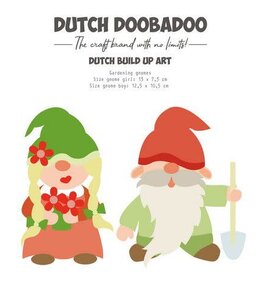Dutch doobadoo Dutch Doobadoo Card Art Built up gardening Gnome A5