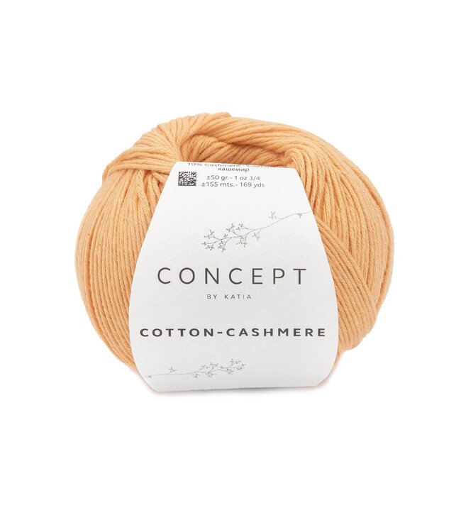 Katia Cotton cashmere  - Licht oranje 82