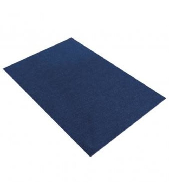 Textiel-vilt 2mm donkerblauw