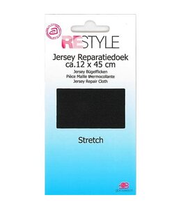 Restyle Snelfix reparatiedoek stretch - Zwart 000