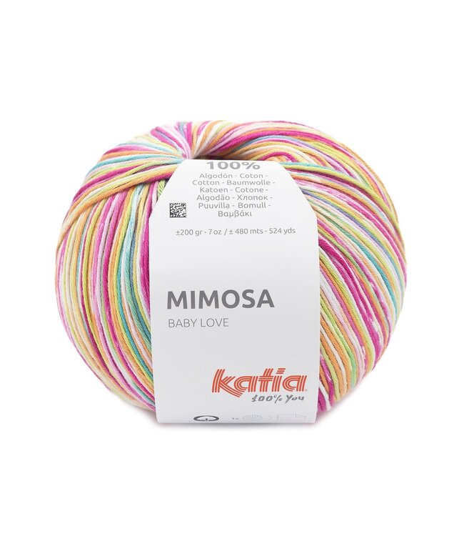 Katia Mimosa - Fuchsia-Oranje-Pistache 310
