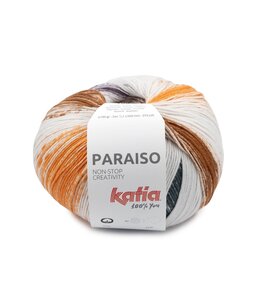 Katia Paraiso - Ecru-Oranje-Bruin-Groen blauw-Parelachtig paars 51