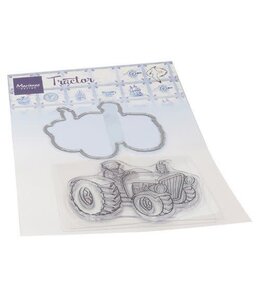 Marianne design Marianne D clear stamp & stans Hetty's tractor