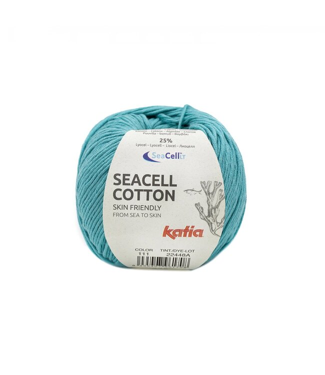 Katia Seacell cotton - Water blauw 111
