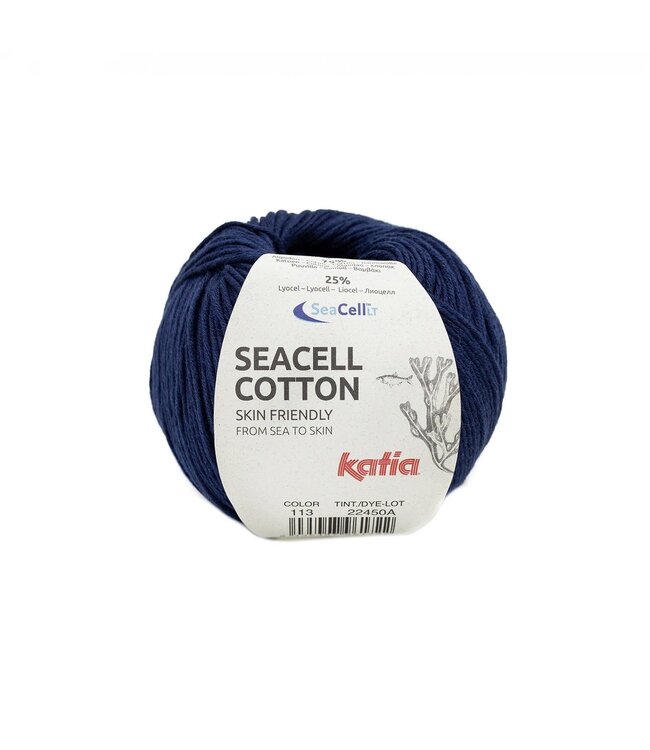 Katia Seacell cotton - Donker blauw 113