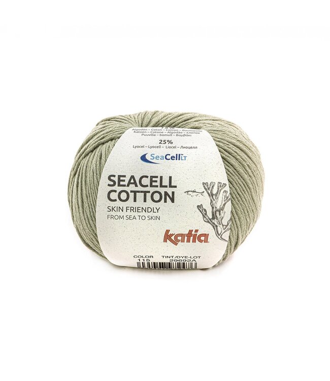 Katia Seacell cotton - Mint groen 115
