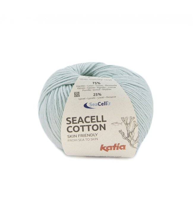 Katia Seacell cotton - Pastel blauw 117