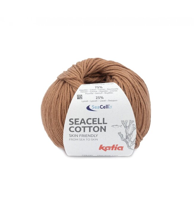 Katia Seacell cotton - Koper bruin 123