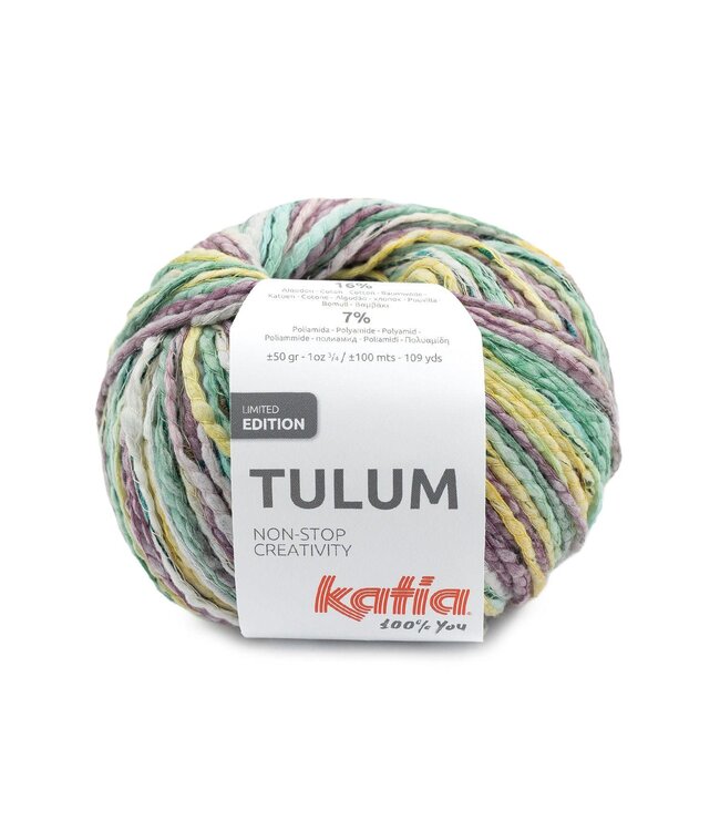 Katia Tulum - Water blauw-Geel-Lila 104