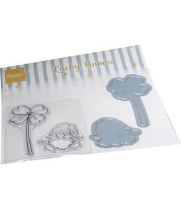 Marianne design Marianne D Clear Stamp & die set - Lucky Gnome