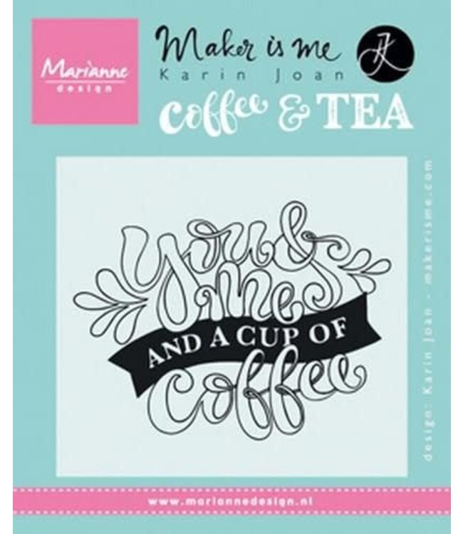 Marianne design Marianne D stempel You & me and a cup of coffee