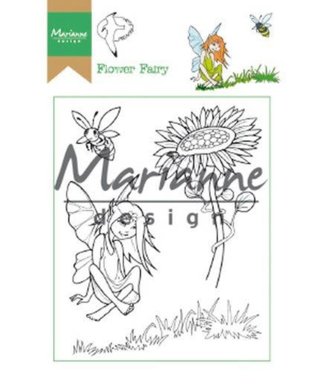 Marianne design Marianne D clear stamp Hetty's flower fairy