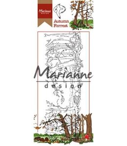 Marianne design Marianne D stempel Hetty's herfstbos