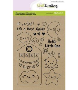 CraftEmotions CraftEmotions clearstamps A6 - Baby (Eng) Provoke